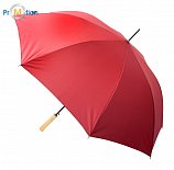 automatický deštník s tiskem loga, červený