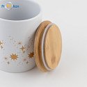 HELLO CHRISTMAS ceramic mug 330 ml with Christmas motif, white, logo print