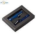 FREIBURG lamp and pocket knife set with 9 functions, blue with logo print