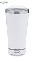 Thermo mug with speaker, white, logo print 2