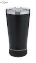 Thermo mug with speaker, black, logo print 2