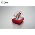 Christmas glass snow globe with logo print 4