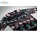 Christmas LED sweater L/XL with logo print 4