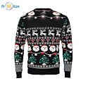 Christmas LED sweater L/XL with logo print 3