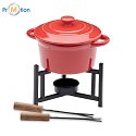 Ceramic fondue set 300 ml with logo print