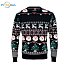 Christmas LED sweater L/XL with logo print