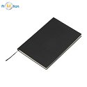 Notebook and pen set black 5, logo print