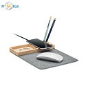 Wireless charger and desk organizer with logo printing 2