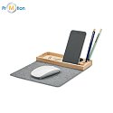 Wireless charger and desk organizer with logo printing 3