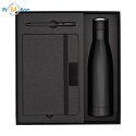 NERO gift set (thermos, notebook, pen) black with logo print 2