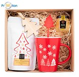 Tea gift set with logo print