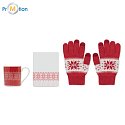 Winter gift mug and gloves set