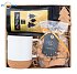 Coffee gift set mug, coffee, cookies, pendant with logo print