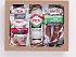 HUSAR package of delicatessen salami, sausages, box with logo