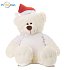 XMAS BUBU large Christmas teddy bear, natural, logo print