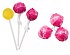 round lollipop with logo print