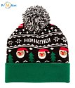 Christmas winter hat with logo print